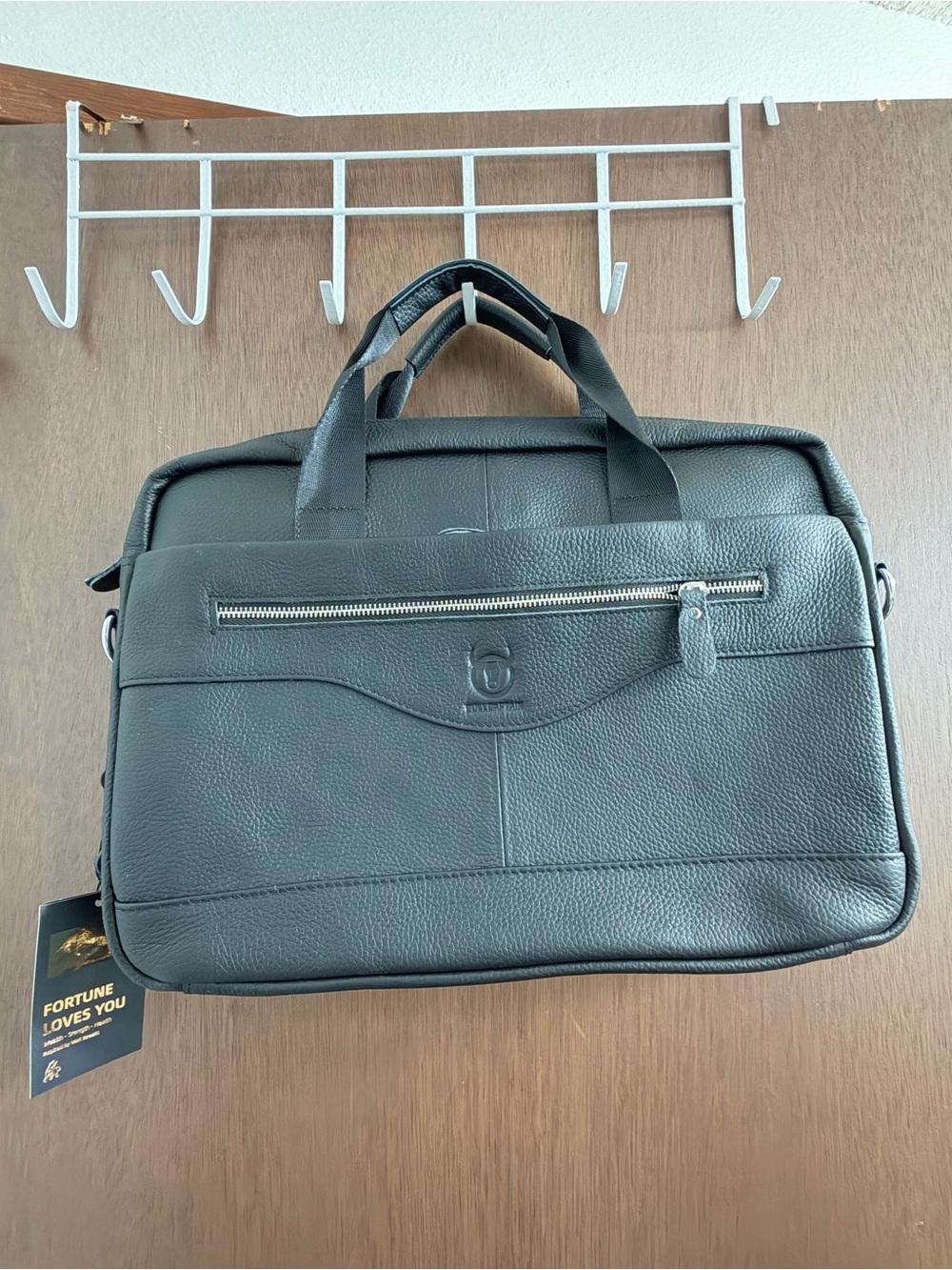 Classic Black Laptop Briefcase for Women by